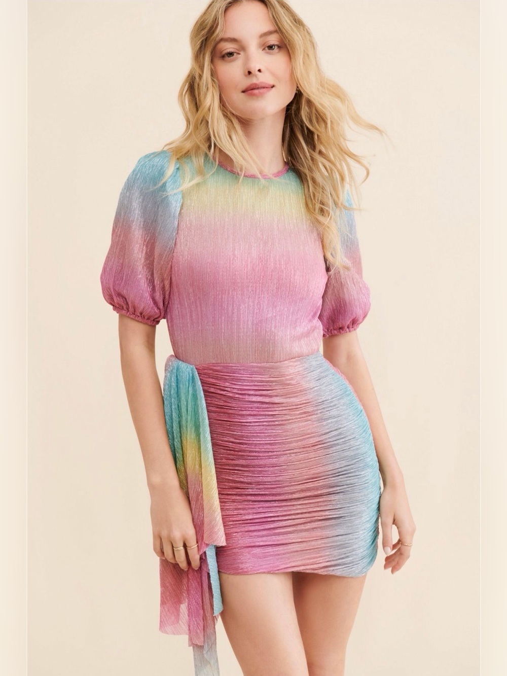 Saylor Orpha Ombré Mini Dress